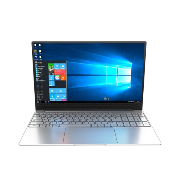 HONGSAMDE F158G Notebook, 15.6 inch, 8GB+512GB, Windows 10 Intel Core i3-6157U Dual Core Up to 2.40 GHz, Support TF Card & Bluetooth & WiFi & Micro HDMI, US Plug (Silver)