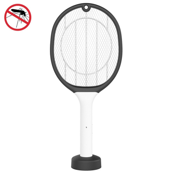 Household Mosquito Swatter LED Fly Swatter(Zebra Black )