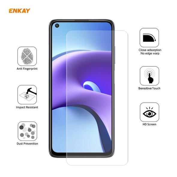 For Xiaomi Redmi Note 9T 5 PCS ENKAY Hat-Prince 0.1mm 3D Full Screen Protector Explosion-proof Hydrogel Film