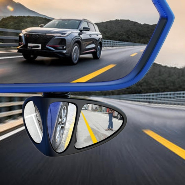 3R-146 3 in 1 Car Rearview Auxiliary Blind Spot Mirror Rear View 146 Front Wheel Mirror for Right Side