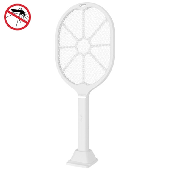 USB Mosquito Swatter Household Fly Swatter Mosquito Killer(Chestnut Rice Ash)