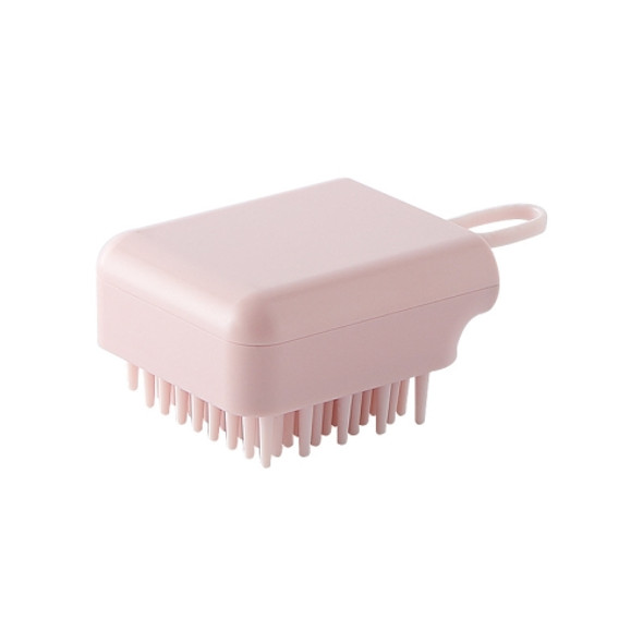 3 PCS Square Anti-itch Shampoo Brush Adult Head Silicone Massage Comb(Pink)
