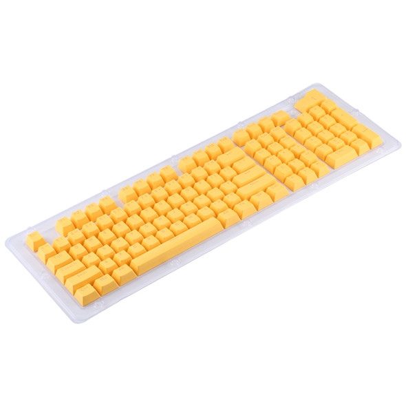 ABS Translucent Keycaps, OEM Highly Mechanical Keyboard, Universal Game Keyboard (Yellow)