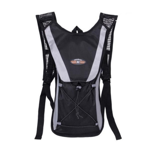 Outdoor Sports Mountaineering Cycling Backpack Water Bottle Breathable Vest(Black)