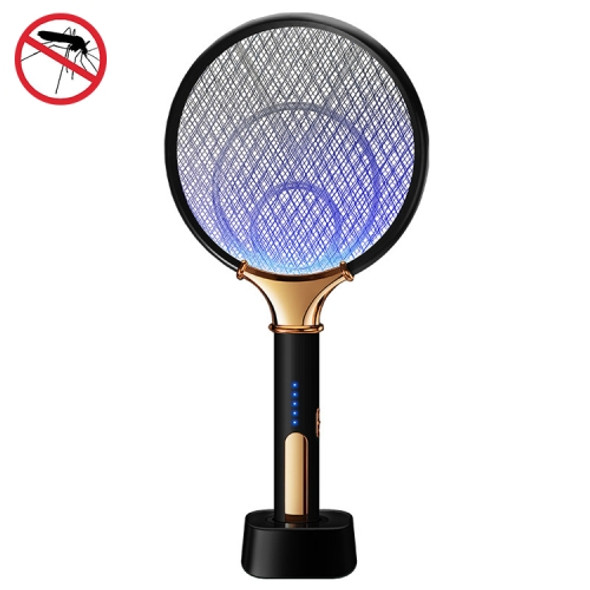 Hand-Held Wall-Mounted Mosquito Swatter(Electroplating Black)