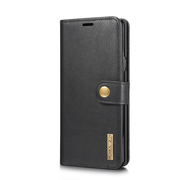 DG.MING Crazy Horse Texture Flip Detachable Magnetic Leather Case for Galaxy Note 9, with Holder & Card Slots & Wallet(Black)