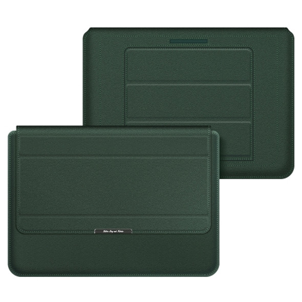 4 in 1 Uuniversal Laptop Holder PU Waterproof Protection Wrist Laptop Bag, Size:11/12inch(Green)