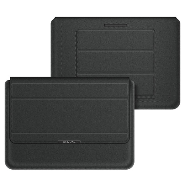 4 in 1 Uuniversal Laptop Holder PU Waterproof Protection Wrist Laptop Bag, Size:11/12inch(Black)