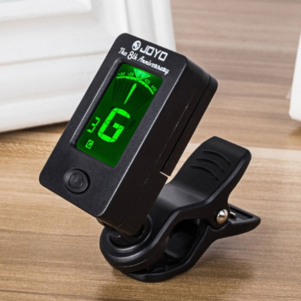 JOYO JT-01 Clip Type Universal String Instrument Tuner Multi-Function Guitar Electronic Tuner with Digital Display, Size: 4.5 x 4 x 2.4cm
