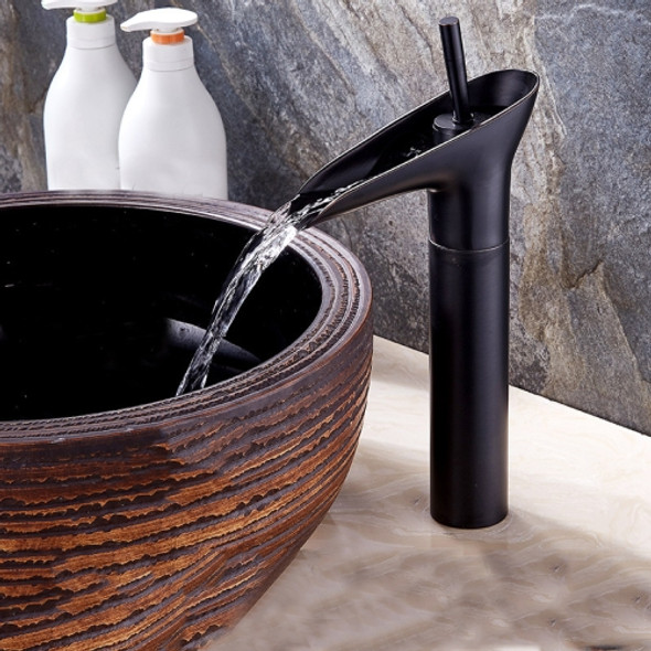 Bathroom Faucet Washbasin Waterfall Hot & Cold Faucet, Specification:99529 Black