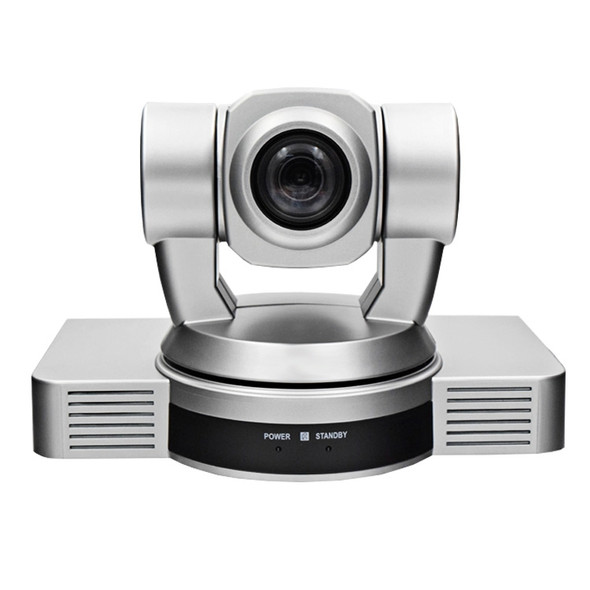 YANS YS-H820DSY 1080P HD 20X Zoom Lens Video Conference Camera with Remote Control, US Plug (Silver)