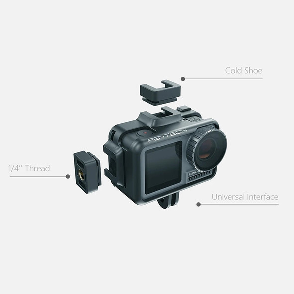 PGYTECH P-11B-010 Sports Camera Rabbit Cage Accessory Vlog for DJI Osmo Action