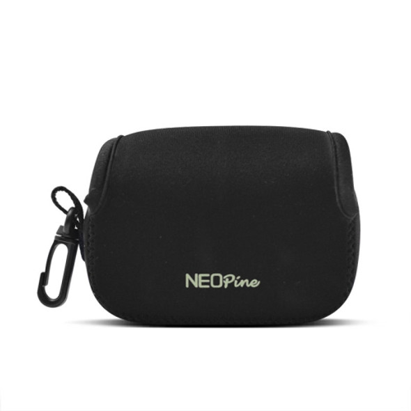 NEOpine Neoprene Camera Soft Case Bag with Hook for Sony RX100M7 (RX100 VII), Size: 10.5x4.0x6.8cm (Black)