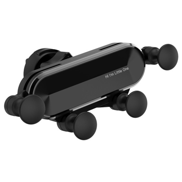 HAMTOD Little One Car Gravity Invisible Telescopic Mobile Phone Mount Holder (Black)