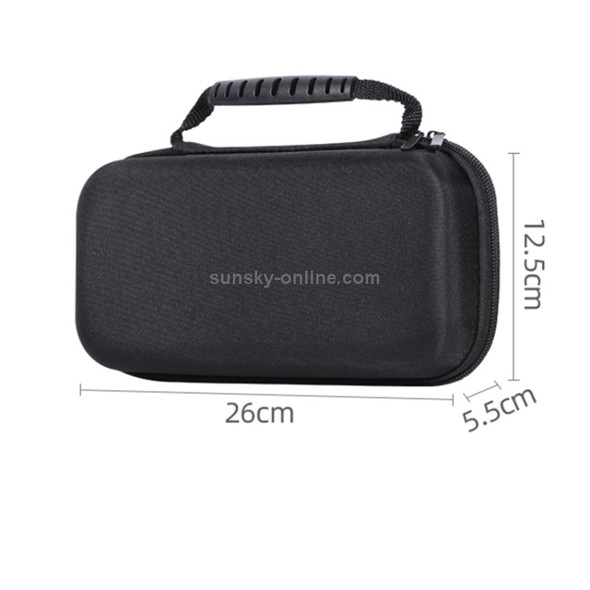 Classic Style Portable EVA Storage Bag Protective Case Handbag for Nintendo Switch Console, Size: 26x12.5x5.5cm(Black)