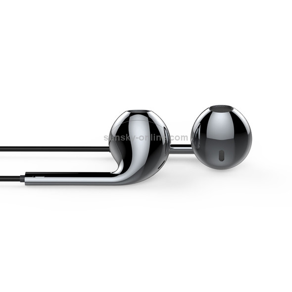 3.5mm Plug In-Ear Wired Stereo Metal Earphone with Mic