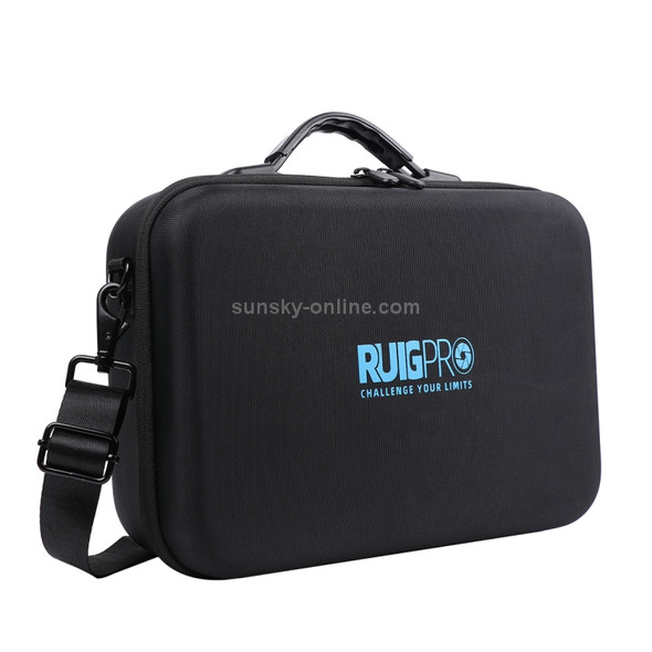 RUIGPRO For DJI Mavic Air 2 Portable EVA Shoulder Storage Bag Protective Case Box (Black)
