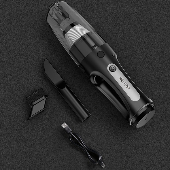 WELTRIP V11 Car Vacuum Cleaner High Suction Portable Hand-Held Vacuum Cleaner Wireless Black
