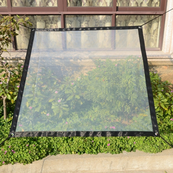 Balcony Windows Transparent Rainproof Cloth Plants Insulation Anti-Bird Thick Windshield, Specification: 2x2m Film Shed