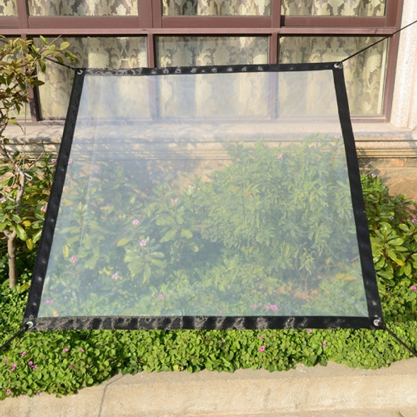 Balcony Windows Transparent Rainproof Cloth Plants Insulation Anti-Bird Thick Windshield, Specification: 1x1m Film Shed