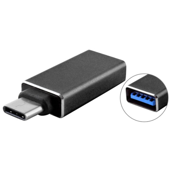 USB 3.0 to USB-C / Type-C 3.1 Converter Adapter, For MacBook 12 inch, Chromebook Pixel 2015(Black)
