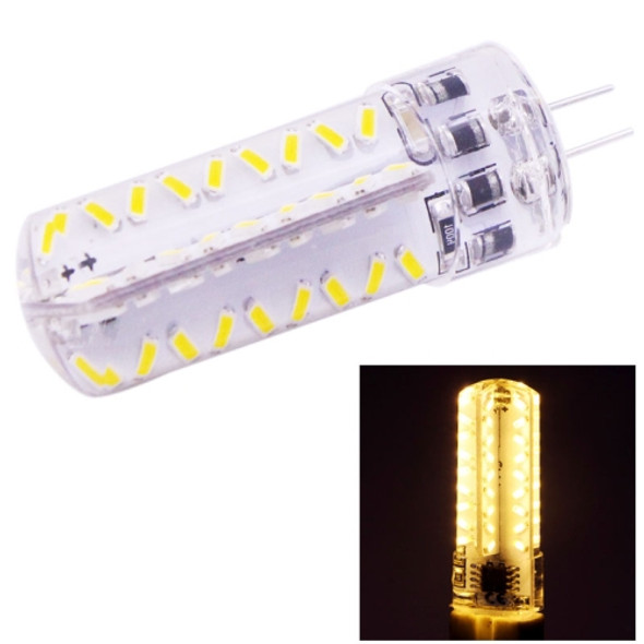 G4 3.5W 200-230LM  Corn Light Bulb, 72 LED SMD 3014, Warm White Light, Adjustable Brightness, AC 220V