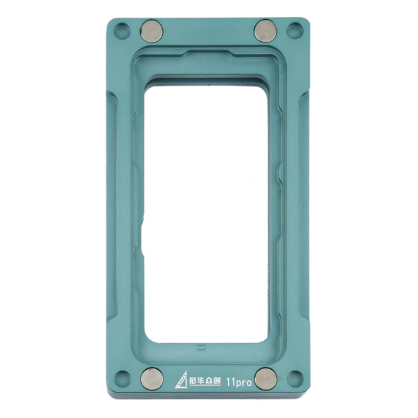 Magnetic LCD Screen Frame Bezel Pressure Holding Mold Clamp Mold For iPhone 11 Pro