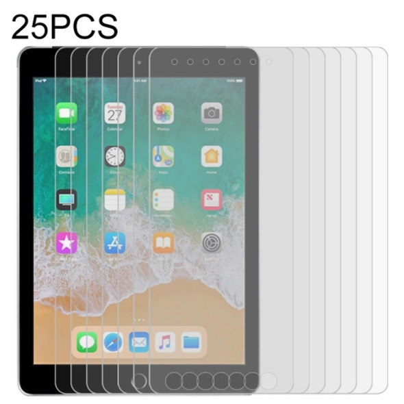 25 PCS Full Screen HD PET Screen Protector For iPad 9.7 (2018) & (2017)