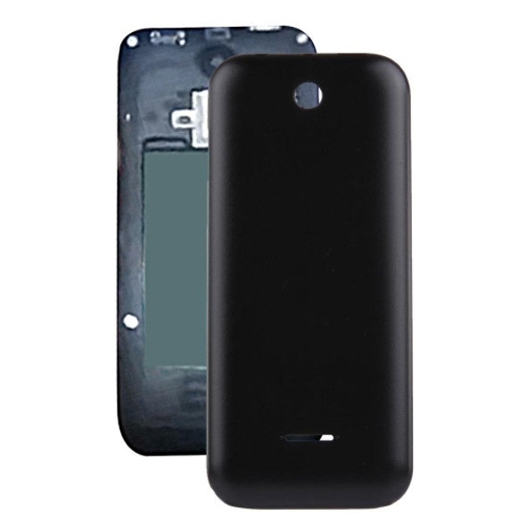 Solid Color Plastic Battery Back Cover for Nokia 225 (Black)