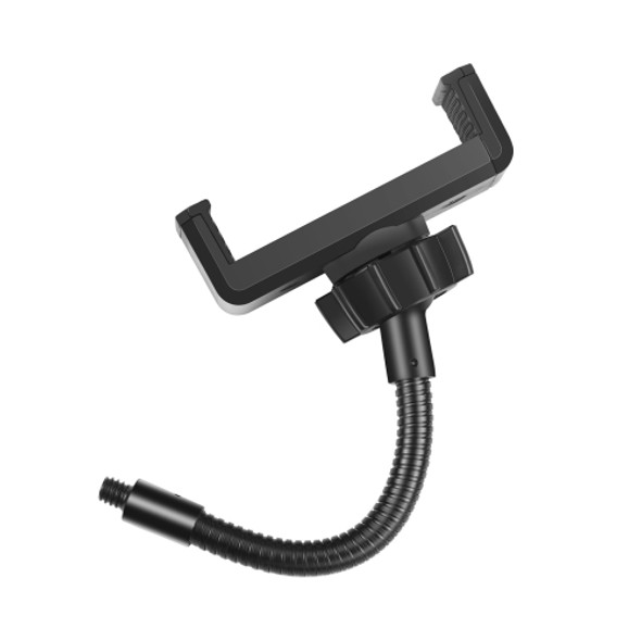 Flexible Clip Mount Holder with Clamping Base for iPhone, Galaxy, Huawei, Xiaomi, LG, HTC and Other Smart Phones(Black)