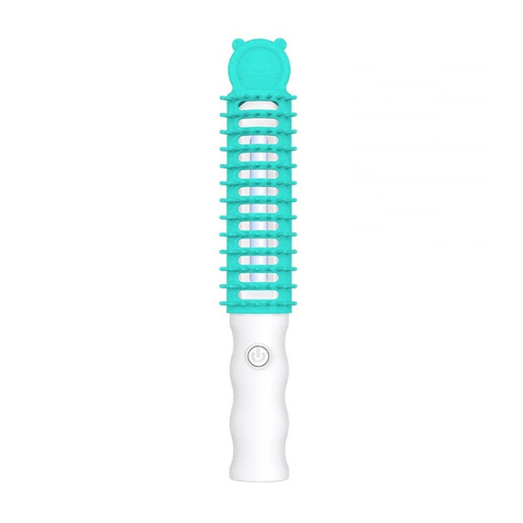 Pet Ultraviolet Sterilization And Mite Removal Massage Comb Dog Hair Brush(Green)