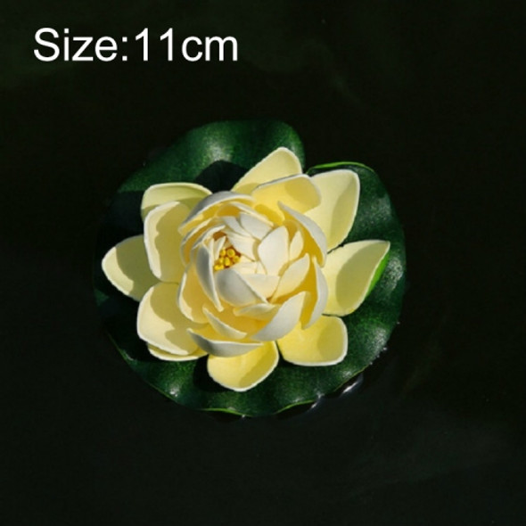 Simulation Floating Lotus Pool Water Tank Decoration, Specification:Small White