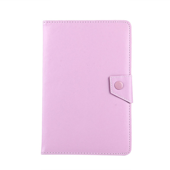 10 inch Tablets Leather Case Crazy Horse Texture Protective Case Shell with Holder for Asus ZenPad 10 Z300C, Huawei MediaPad M2 10.0-A01W, Cube IWORK10(Pink)