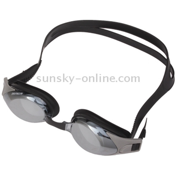 800 Degrees Myopia Professional Swimming Goggle with Ear Plug (Dark Grey)
