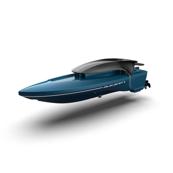 Children Mini Wireless Electric Speedboat Model Boat Simulation Remote Control Toy Boat(Blue )