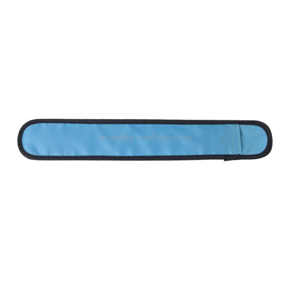 LED Luminous Slap Pat Circle Outdoors sports Wristband, Large, Size:35*4cm(Blue)