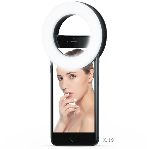 Mobile Phone Live Selfie Light LED Beauty Ring Fill Light(Black)