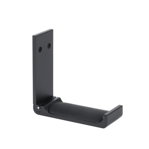 Headphone Bracket Internet Cafe Monitor Earphone Hanger Desktop Earphone Display Stand, Colour: Paste Screw Type (Black)