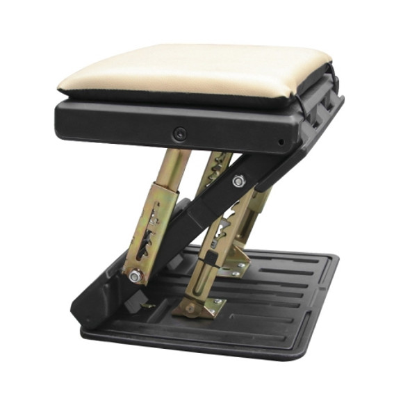 R-3600 Car Adjustable Footrest Ottomans Ergonomic Footstool (Beige)