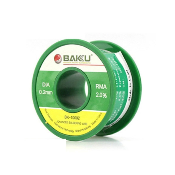 BAKU High-purity Low-temperature Solder Wire 63 Degrees Celsius No-clean Tin Wire(BK-10002 0.2mm)