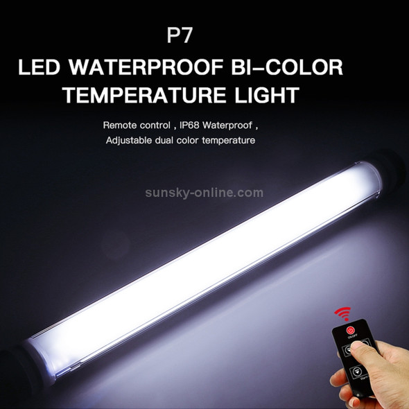 LUXCeO P7 Dual Color Temperature Photo LED Stick Video Light Waterproof Handheld LED Fill Light with Remote Control