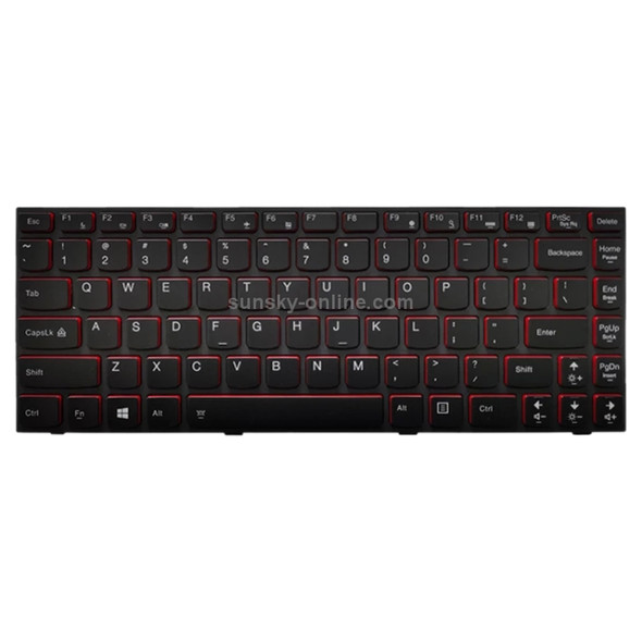 US Version Keyboard with Backlight for Lenovo IdeaPad Y400 Y400N Y410P Y430P