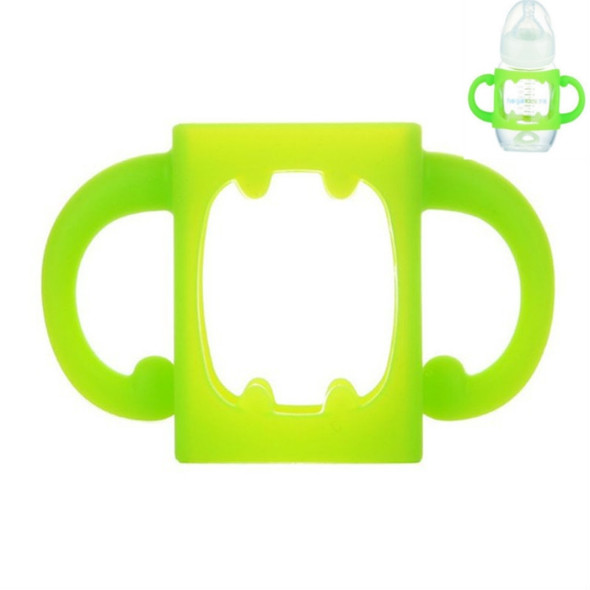 Baby Bottle Universal Silicone Anti-scalding Handle(Green)