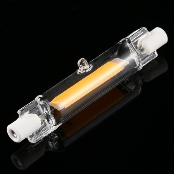 R7S 110V 3W 78mm COB LED Bulb Glass Tube Replacement Halogen Lamp Spot Light(3000K Warm Light)