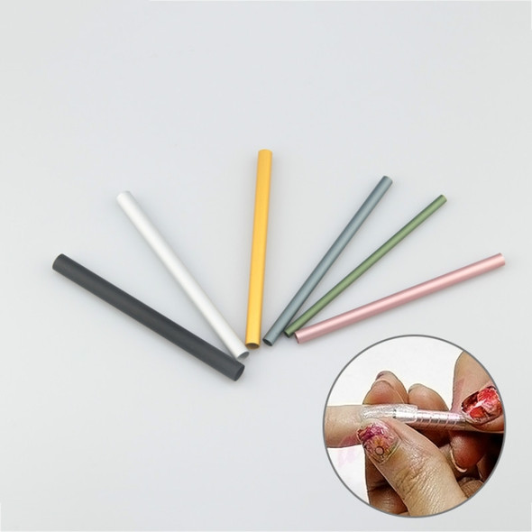 6 PCS Acrylic C Curve Shaping Curving Sticks Tube Rod Nail Art Tips UV Gel Manicure Tools