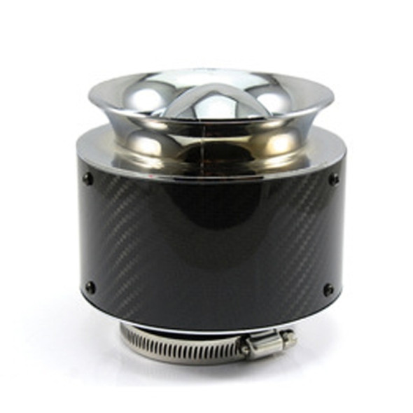 013 Car Universal Modified High Flow Carbon Fiber Mushroom Head Style Air Filter, Specification: Small 63mm Inner Diameter