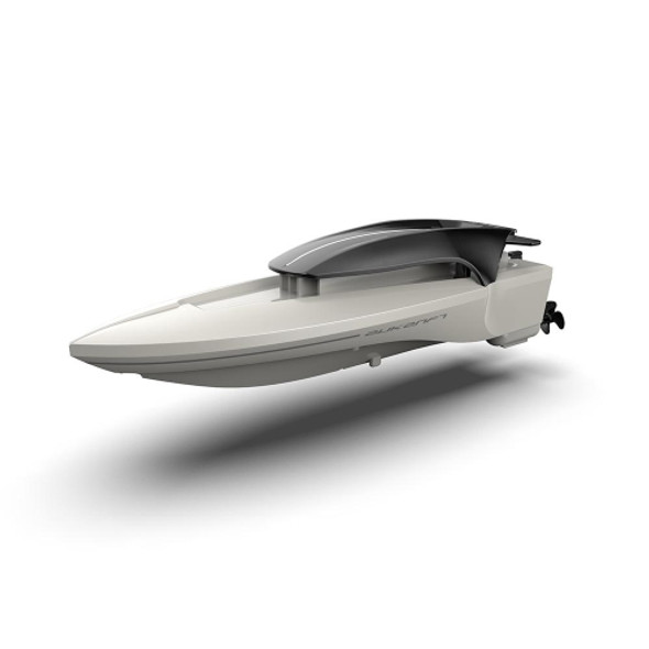 Children Mini Wireless Electric Speedboat Model Boat Simulation Remote Control Toy Boat(Gray )