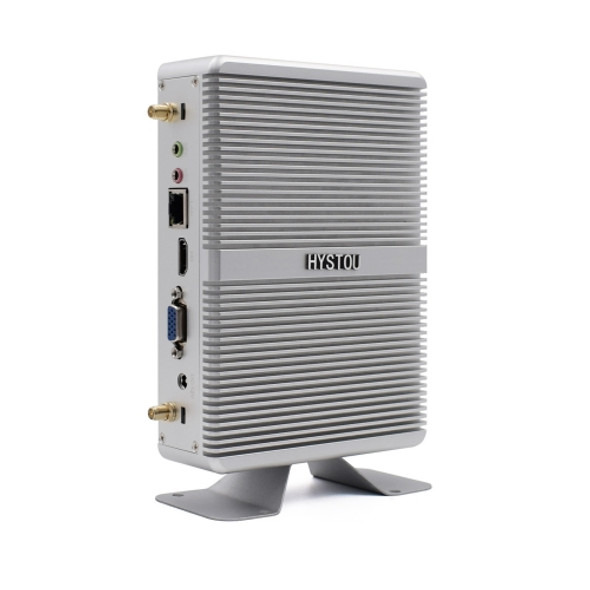 HYSTOU H2 Windows / Linux System Mini PC, Intel Core I5-7267U Dual Core Four Threads up to 3.50GHz, Support mSATA 3.0, 8GB RAM DDR3 + 256GB SSD (White)