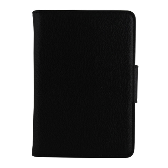 For iPad mini 4 / mini 3 / mini 2 / mini Detachable Bluetooth Keyboard and Leather Case with Holder(Black)