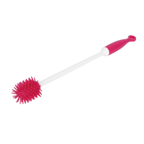 Bottle Cleaning Brush Long Handle Narrow Neck Bottle Brush(Rose Red)